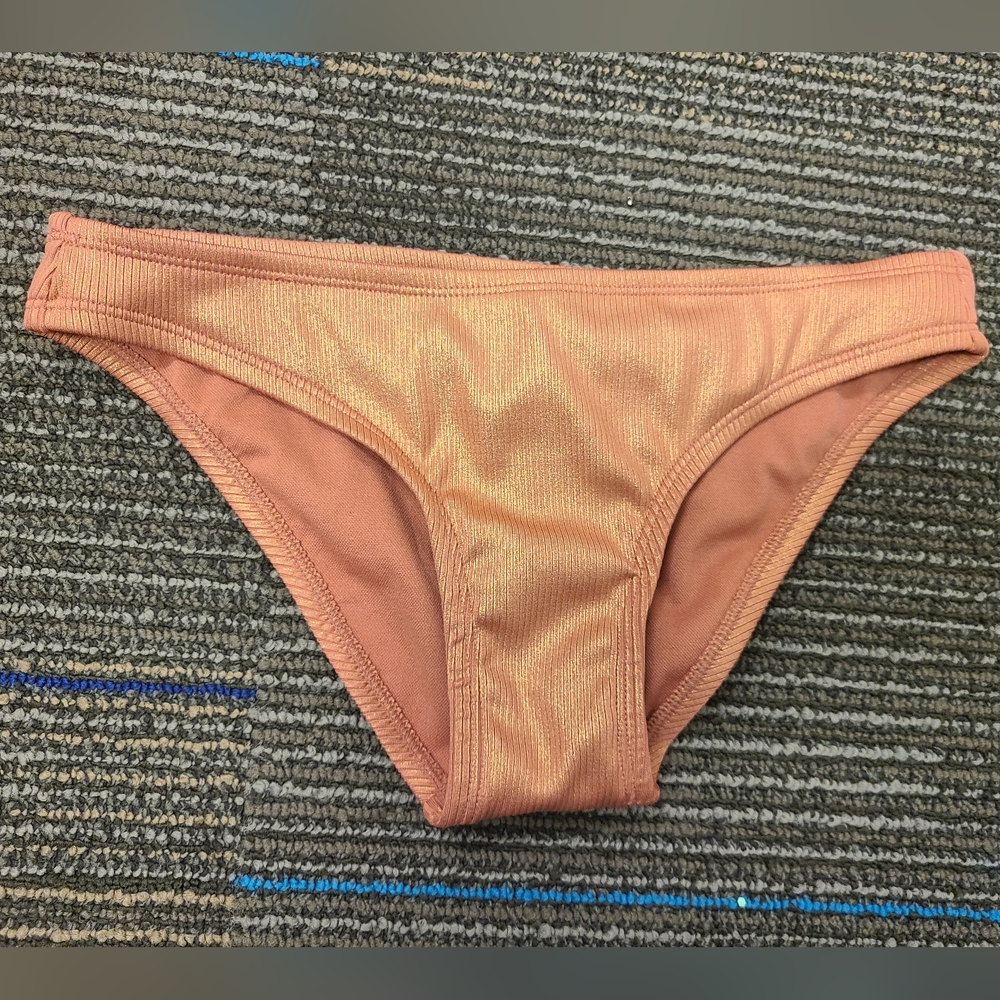 NWOT bikini bottoms Small orange/pinkish/goldish - Picture 4 of 9